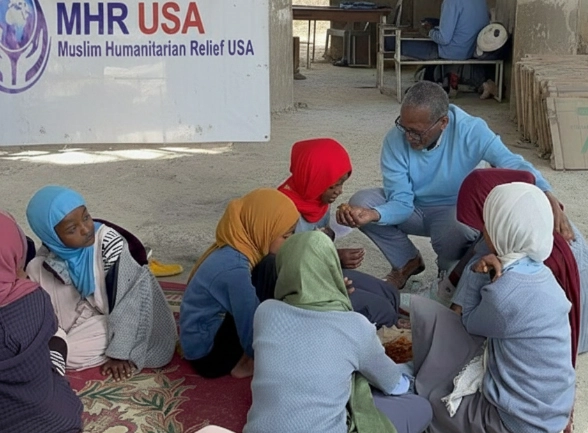 MHRUSA humanitarian work helping communities in need